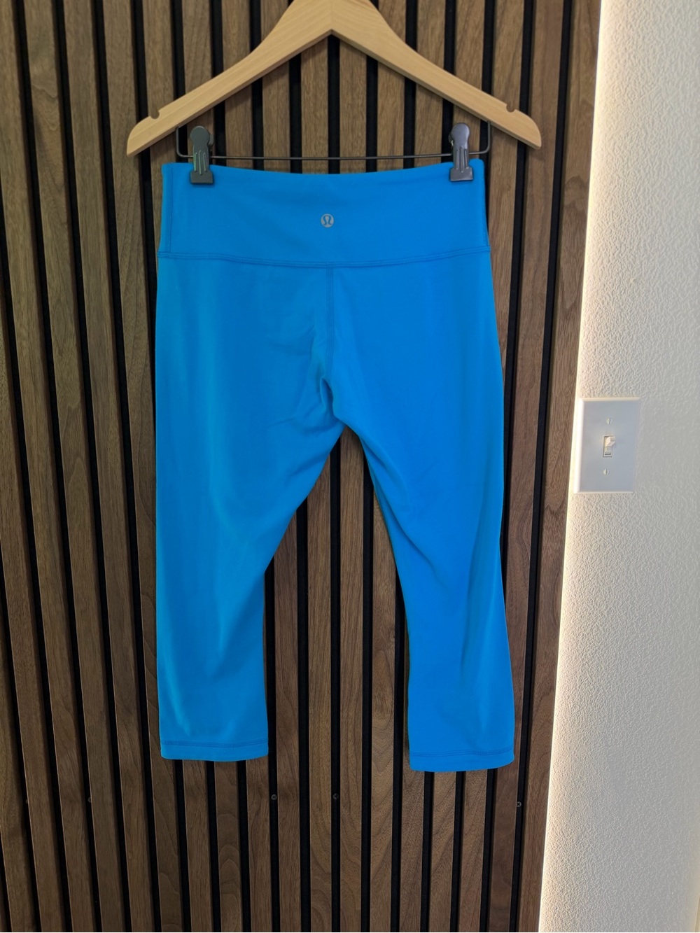 lululemon athletica Bright Blue Performance Cropped Leggings